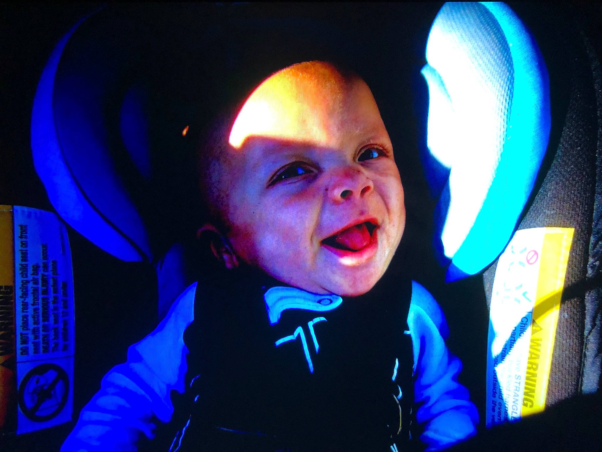 Jakari Swindell is registered to the contest to win money with this photo: blue, cheek, child, cool, ear, electric_blue, eye, face, flash_photography, fun, head, jaw, light, mouth, organ, person, photography, smile, space