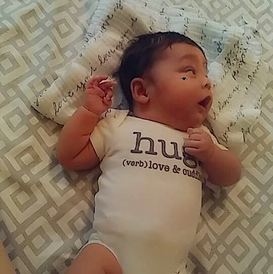 Jamir is registered to the contest to win money with this photo: arm, baby, baby_toddler_clothing, cheek, child, person, sleeve, toddler