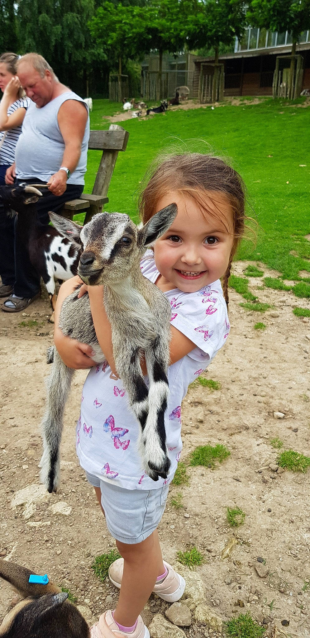Laila participe au concours pour gagner de l'argent avec cette photo : child, fun, grass, joy, mammal, person, plant, play, recreation, tree, vacation, vertebrate, zoo