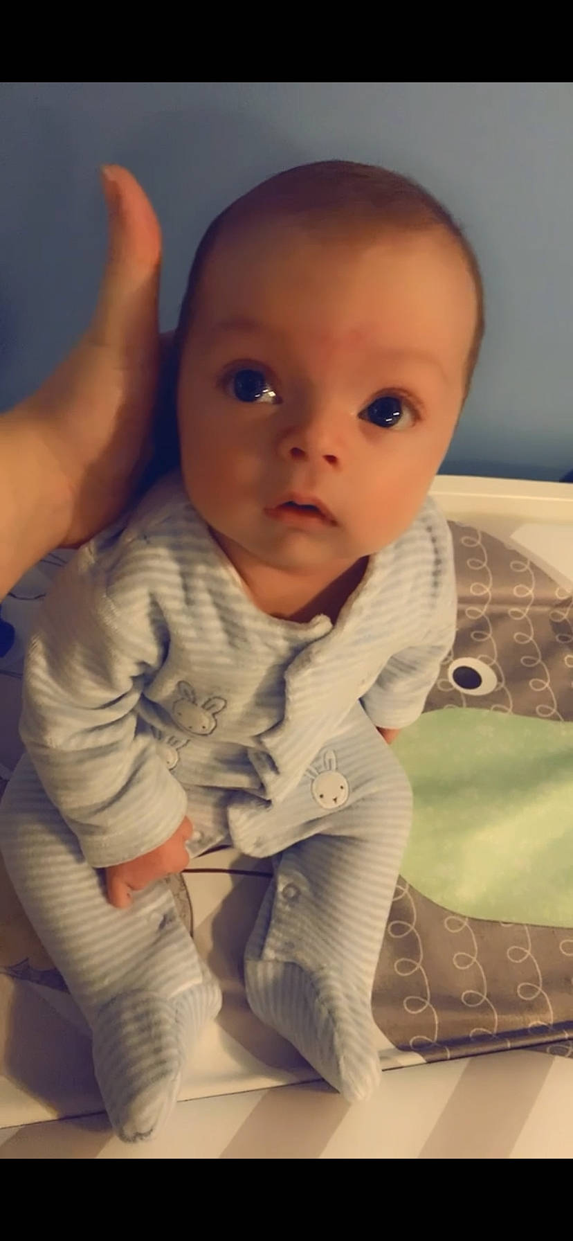 Chester joined the competition — help win amazing prizes! arm, baby, baby_toddler_clothing, cheek, chin, comfort, eyebrow, facial_expression, finger, gesture, hand, iris, lip, mouth, neck, nose, person, product, skin, sleeve