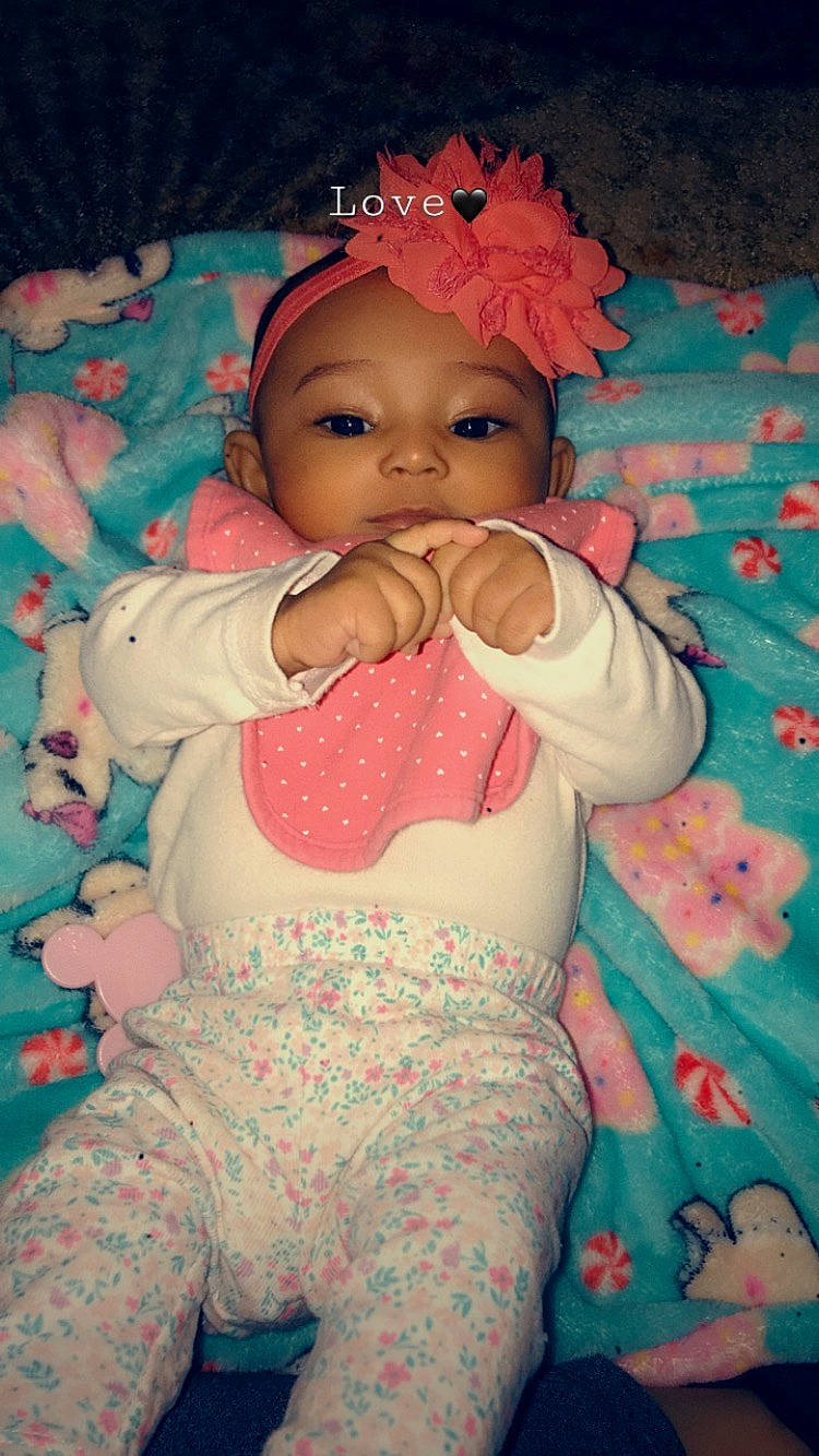 Amoura joined the competition — help win amazing prizes! baby, baby_toddler_clothing, cheek, child, eye, hair_accessory, headwear, person, pink, skin, smile, toddler