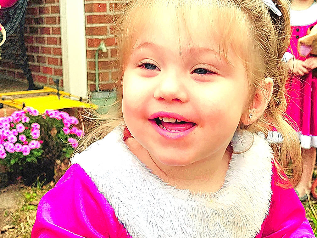 Brookelyn joined the competition — help win amazing prizes! beauty, blond, child, chin, event, eyelash, facial_expression, fashion_accessory, flower, flowerpot, fun, grass, happy, iris, joy, leisure, magenta, person, pink, plant