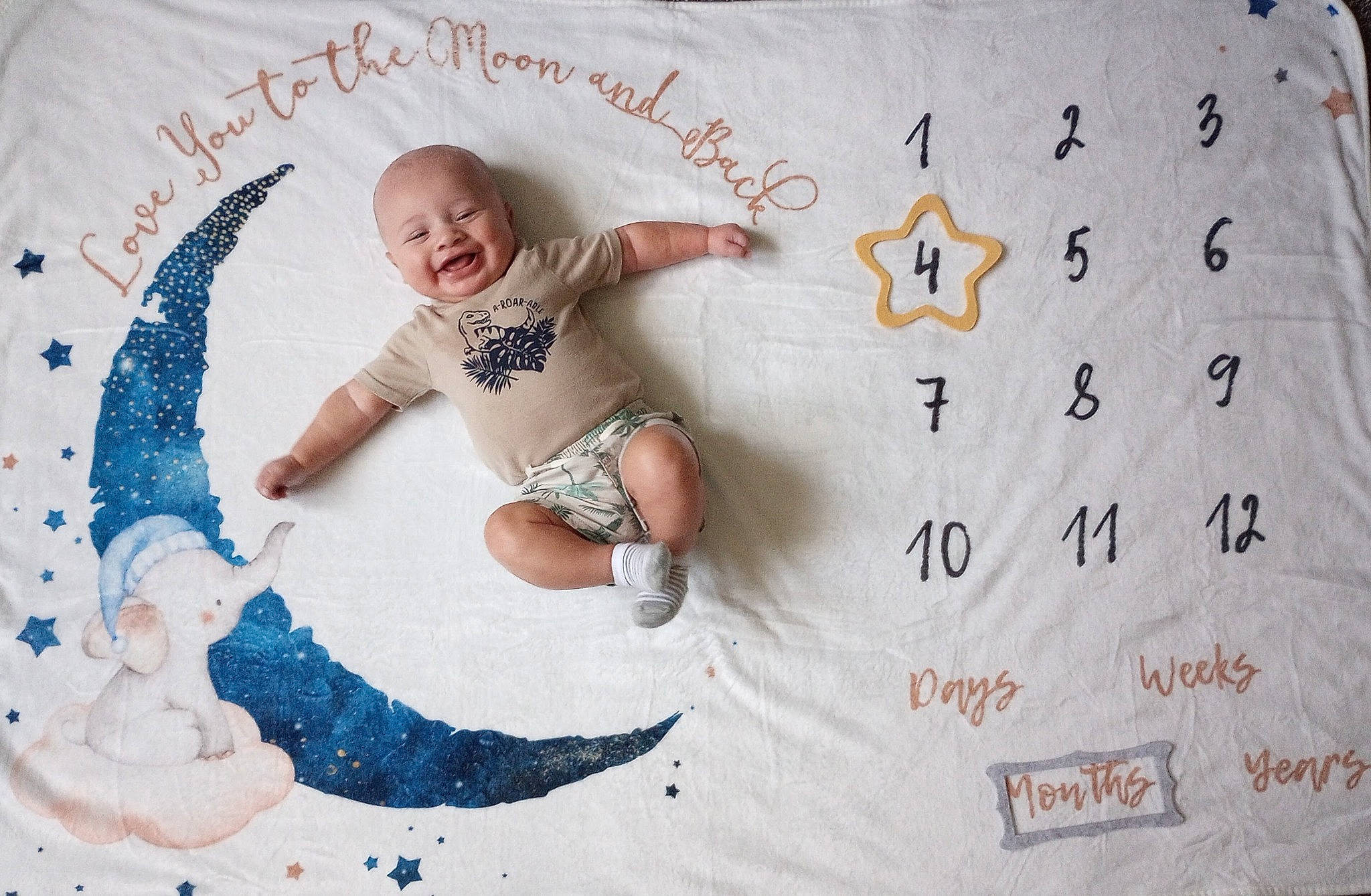 Cain joined the competition — help win amazing prizes! art, baby, baby_toddler_clothing, bedding, child, comfort, font, fun, happy, linens, mammal, pattern, person, room, sitting, sleeve, smile, t_shirt, textile, toddler