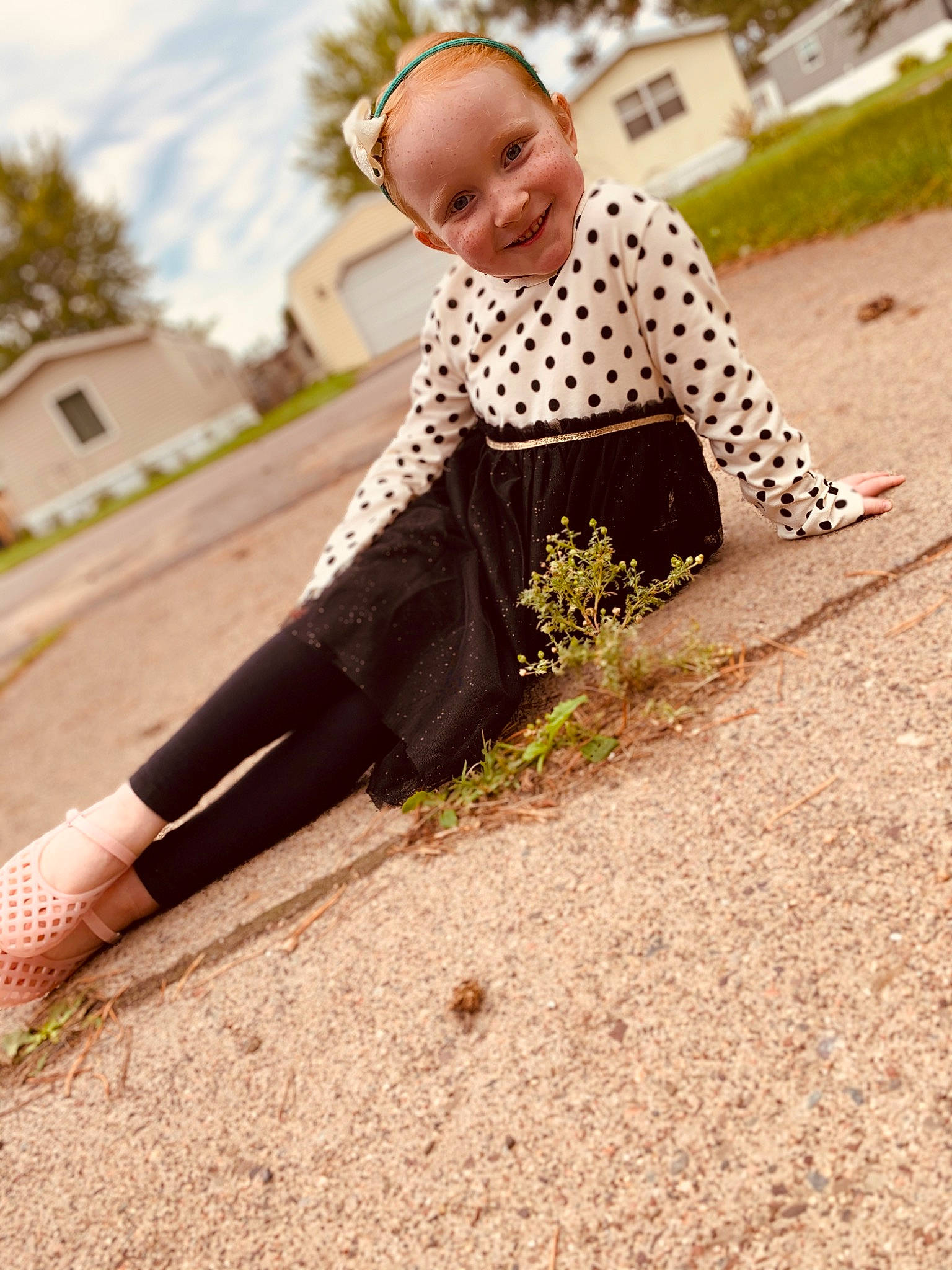 Izabel joined the competition — help win amazing prizes! child, child_model, design, dress, footwear, joint, joy, leg, leggings, outerwear, pattern, person, photography, play, polka_dot, shoe, sleeve, smile, tights, toddler