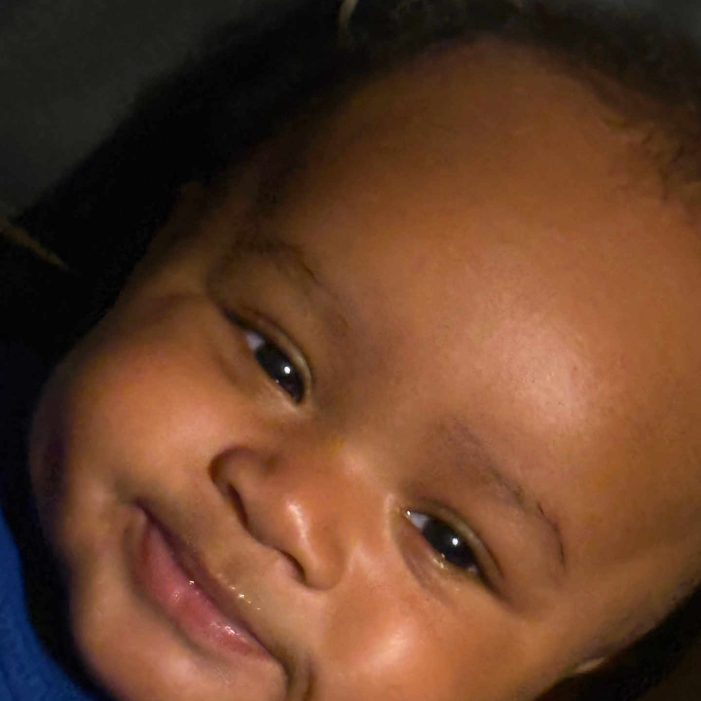 Legend joined the competition — help win amazing prizes! baby, child, smile, face, portrait, closeup, young, infant, cute, happy, skin, head, eyes, blue_clothing, indoors, person, childhood, expression, human, adorable