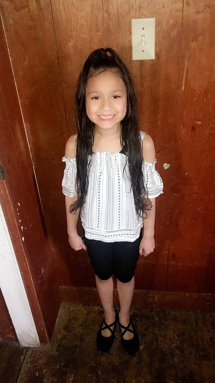 Vaeh joined the competition — help win amazing prizes! child, child_model, clothing, joy, long_hair, person, snapshot