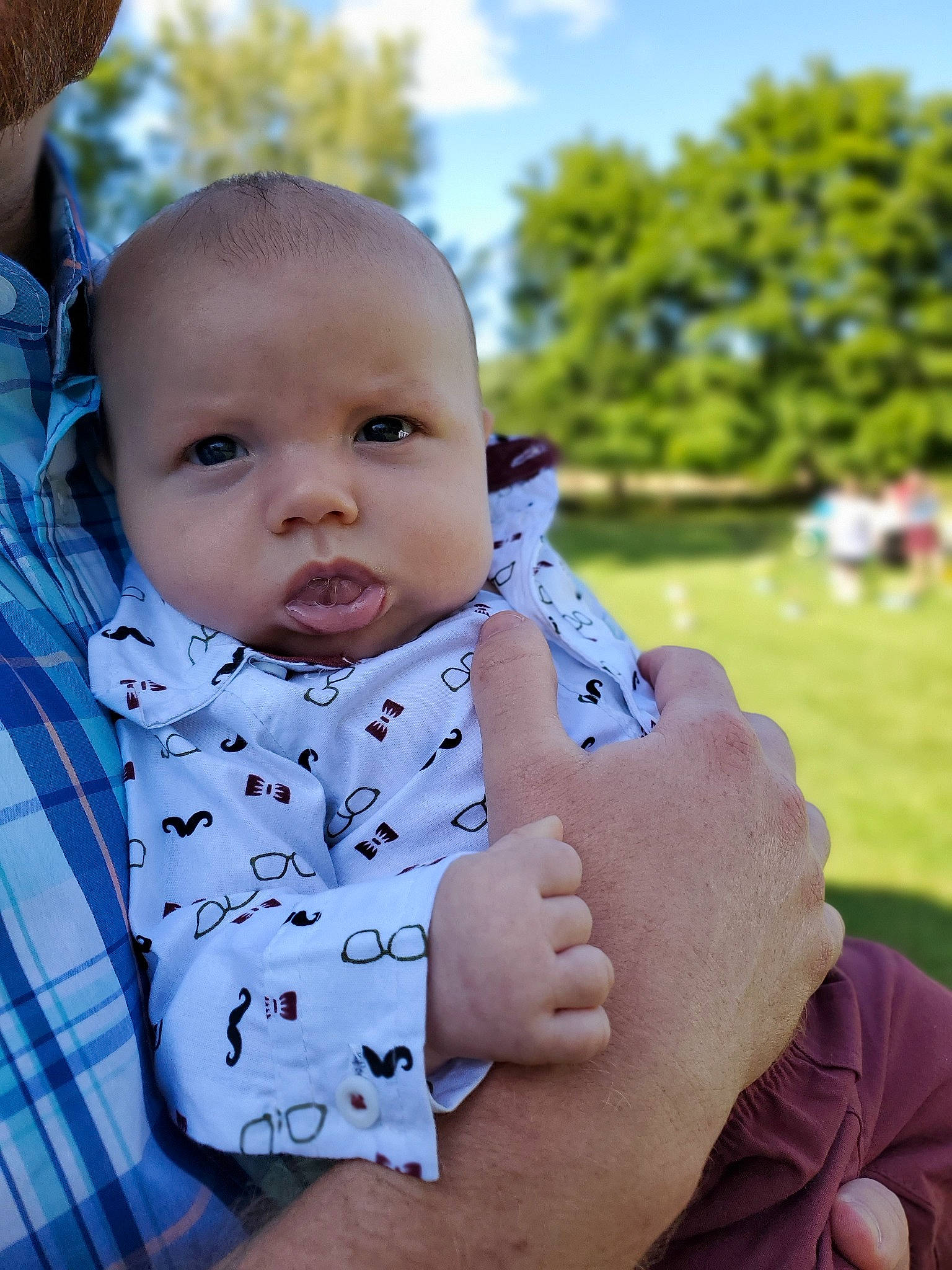 Klaus joined the competition — help win amazing prizes! baby, cheek, child, face, finger, grass, hand, leaf, male, outerwear, person, skin, toddler