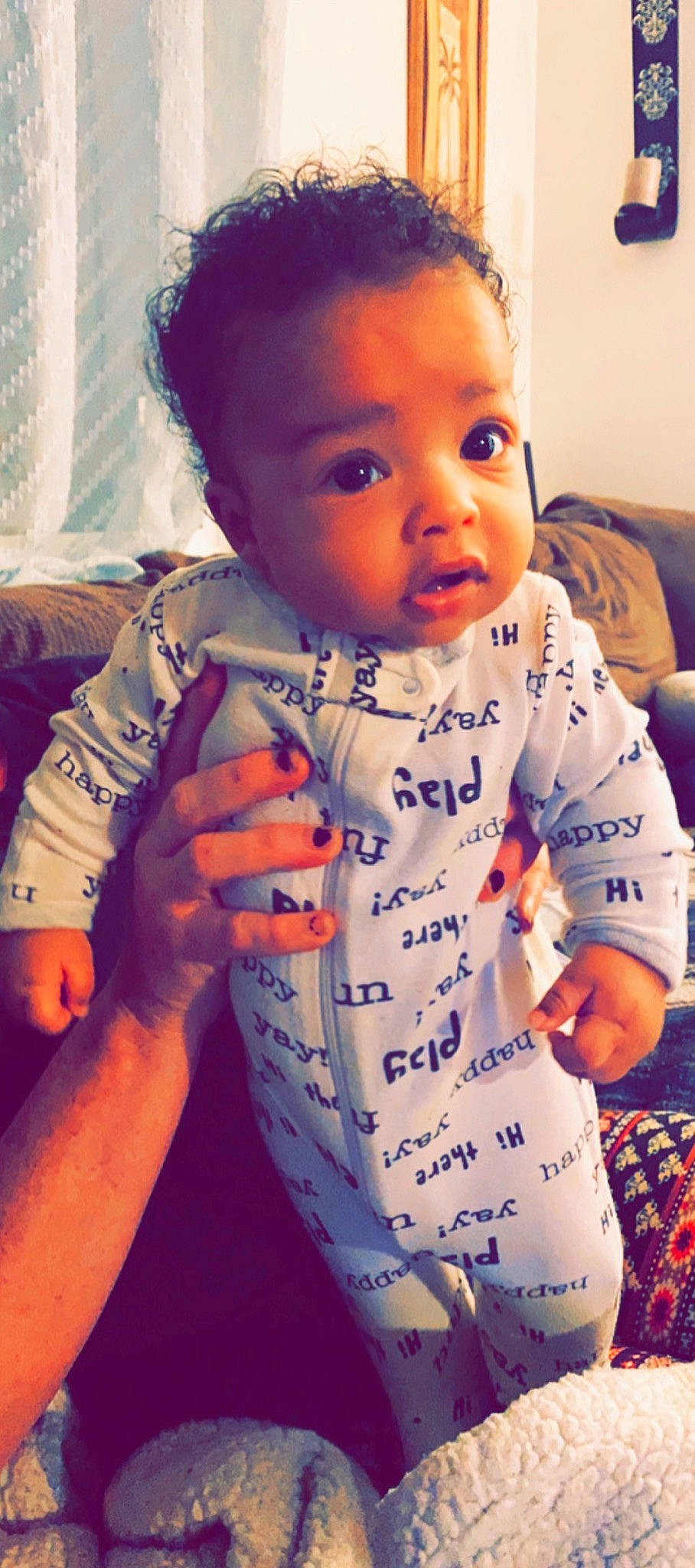 Kenai joined the competition — help win amazing prizes! arm, baby, cheek, child, cool, forehead, happy, lip, nose, person, skin, sleeve, smile, surprise, toddler