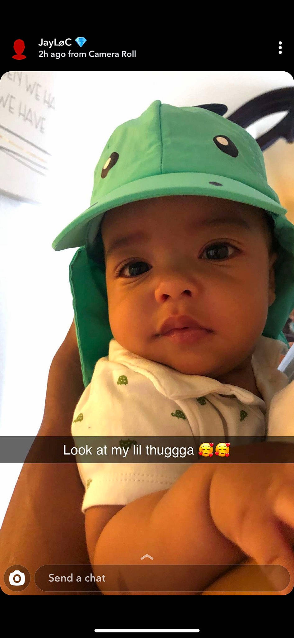 Kenai joined the competition — help win amazing prizes! baby, baseball_cap, cap, cheek, child, face, fashion_accessory, hat, head, headgear, headwear, person, photo_caption, photography, product, skin, smile, sun_hat, toddler