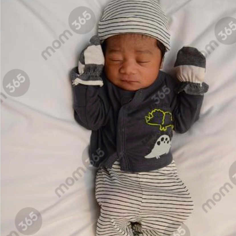 Jayce joined the competition — help win amazing prizes! baby, baby_toddler_clothing, beanie, cap, child, comfort, fashion_accessory, font, fur, gesture, hood, knit_cap, linens, pattern, sleeve, toddler, tree, winter