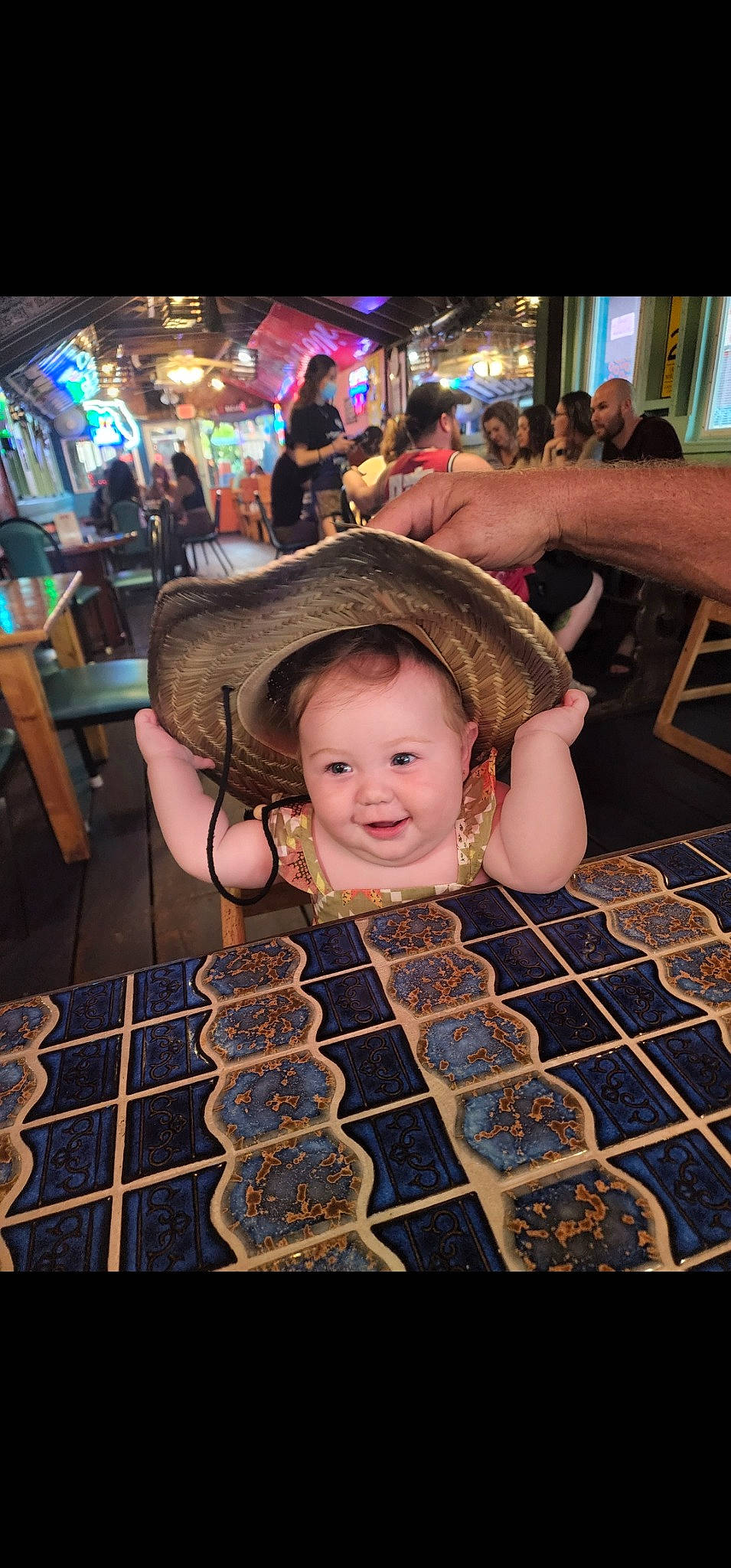 Georgia joined the competition — help win amazing prizes! blurred, chair, child, cooking, design, event, finger_food, flooring, fun, hat, head, indoor_games_and_sports, joy, leisure, pattern, person, photograph, recreation, smile, snapshot