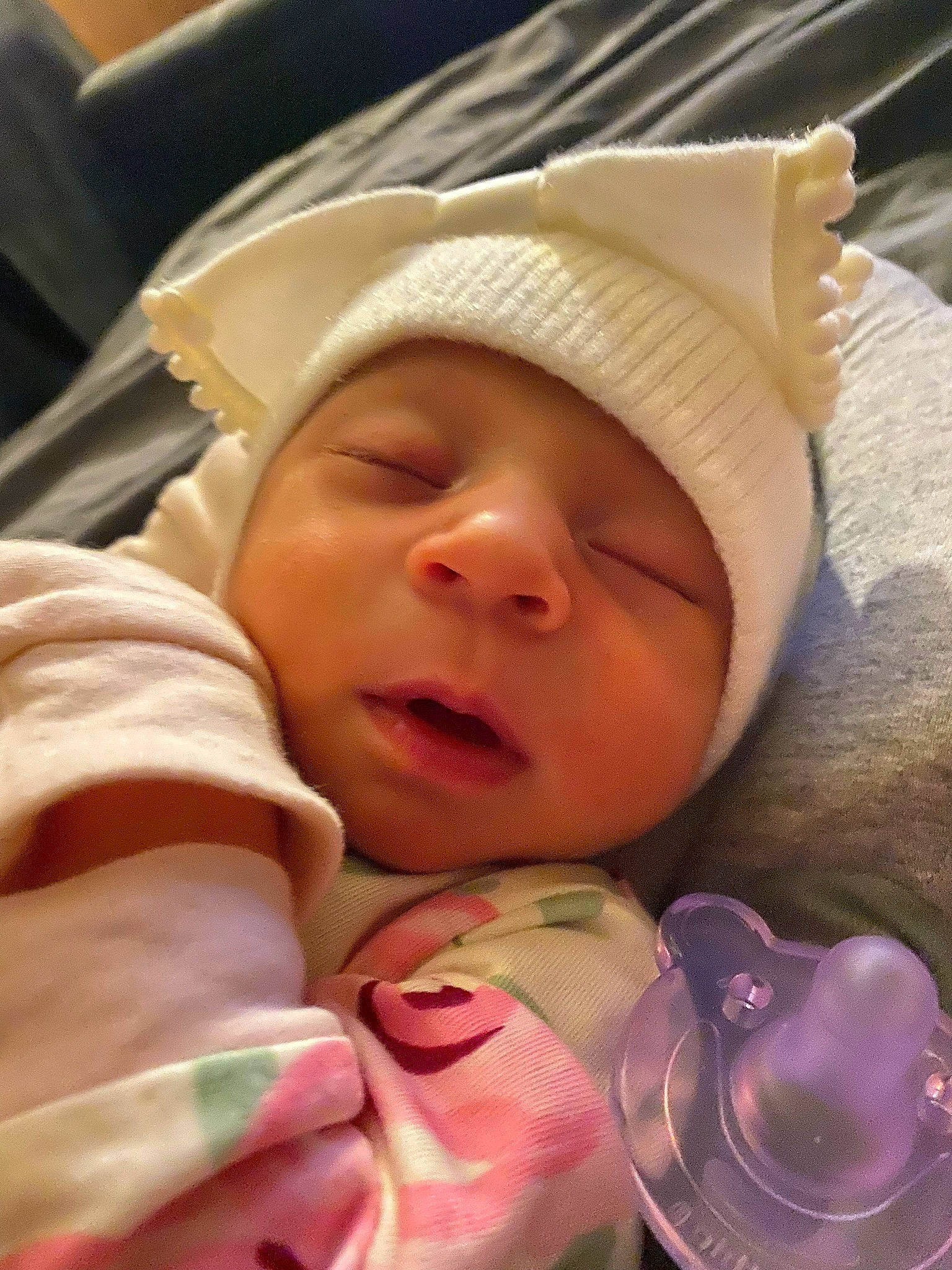 Alaiyah is registered to the contest to win money with this photo: baby, baby_products, baby_safety, baby_sleeping, baby_toddler_clothing, bedtime, cheek, child, comfort, eye, happy, head, headwear, linens, lip, nap, nose, person, pink, skin