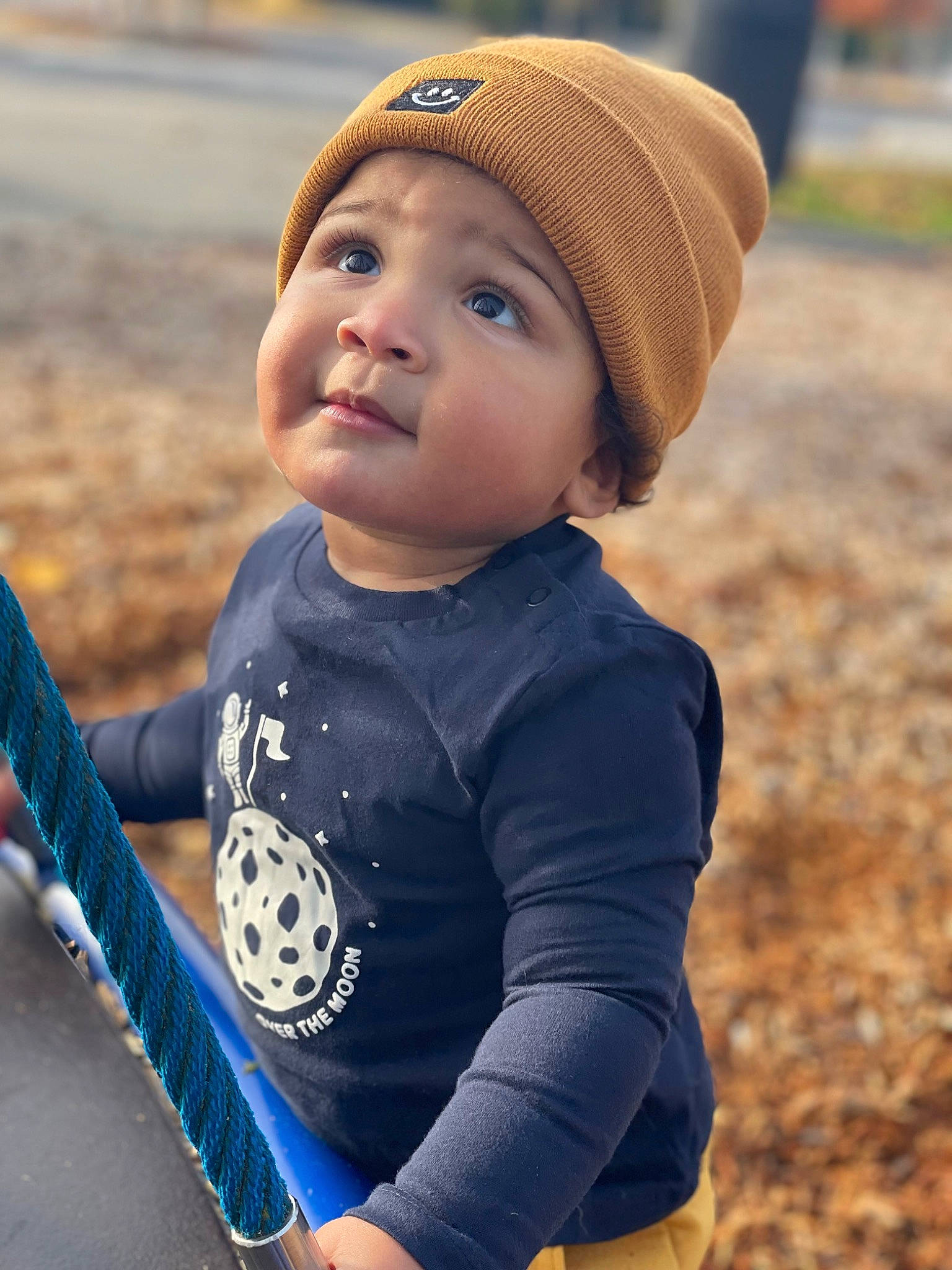 Gregory joined the competition — help win amazing prizes! baby, baby_toddler_clothing, cap, child, cool, electric_blue, face, fun, grass, happy, hat, headwear, leisure, pattern, people_in_nature, person, personal_protective_equipment, recreation, sleeve, sun_hat