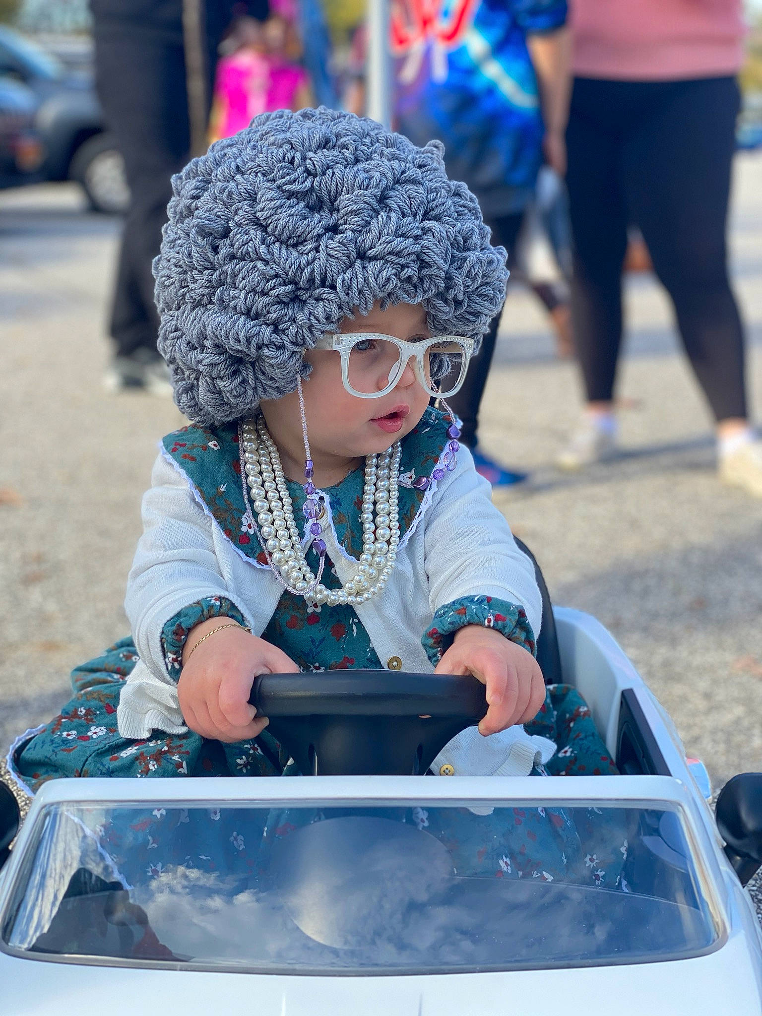 Caysen joined the competition — help win amazing prizes! automotive_exterior, blue, bumper, child, electric_blue, event, eyewear, fun, green, headwear, hood, leisure, motor_vehicle, people, person, photograph, recreation, snapshot, street_fashion, toddler