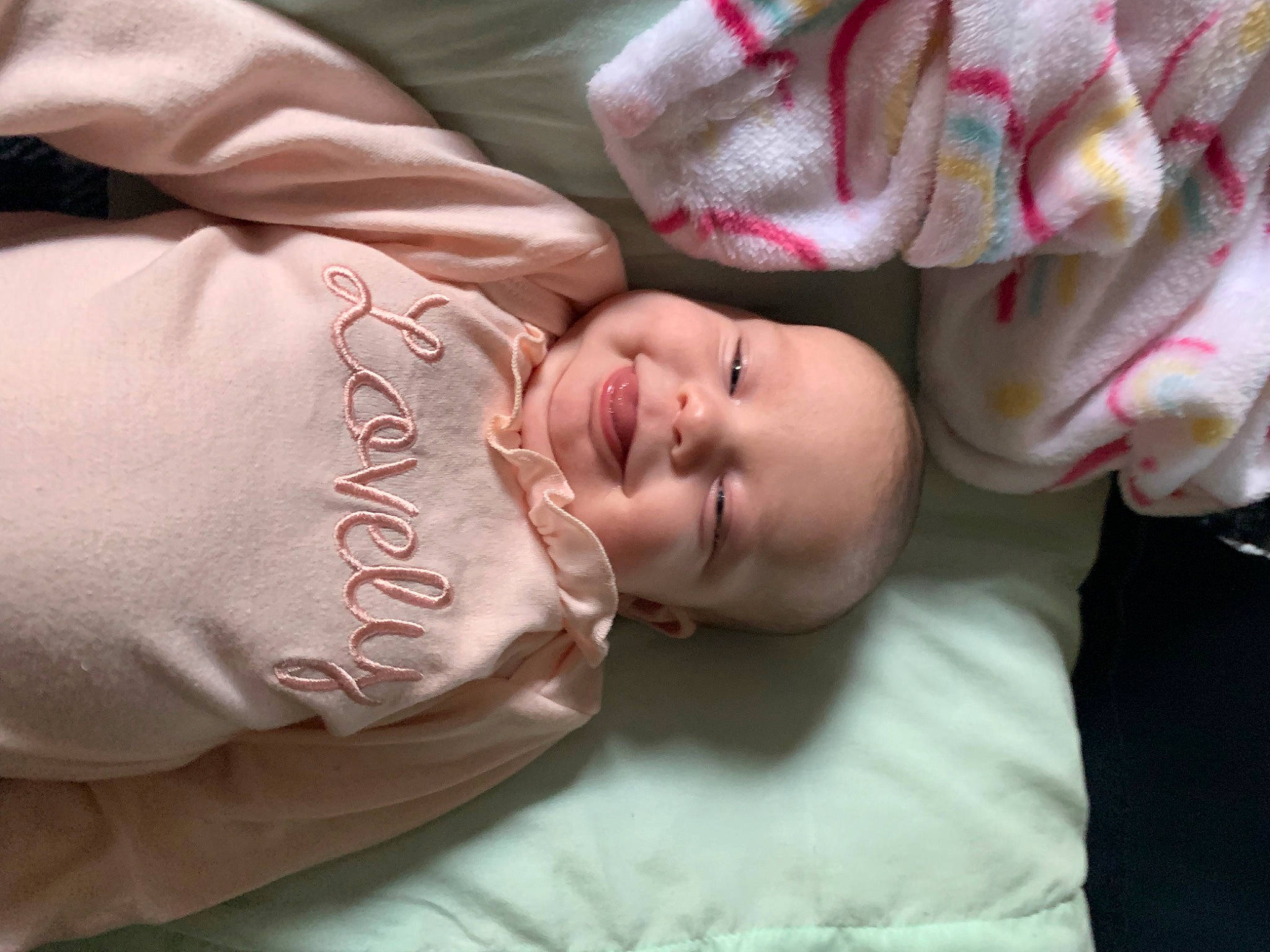 Davina joined the competition — help win amazing prizes! baby, baby_toddler_clothing, carmine, cheek, child, comfort, eye, face, flesh, hat, headgear, linens, lip, nose, person, skin, sleep, sleeve, smile, toddler