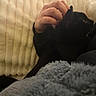 Loki joined the competition — help win amazing prizes! black_cat, cat, hand, human, blanket, fabric, texture, cozy, pet, comfort, indoor, fur, scratching, resting, animal, warm, soft, closeup, relaxation, companion