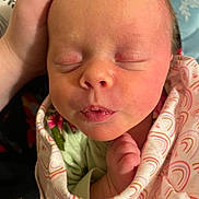 Anastasia is registered to the contest to win money with this photo: baby, blanket, child, closeup, comfort, cute, face, hand, infant, love, newborn, newborn_clothing, peaceful, portrait, rest, skin, sleeping, soft, tiny, wrapped