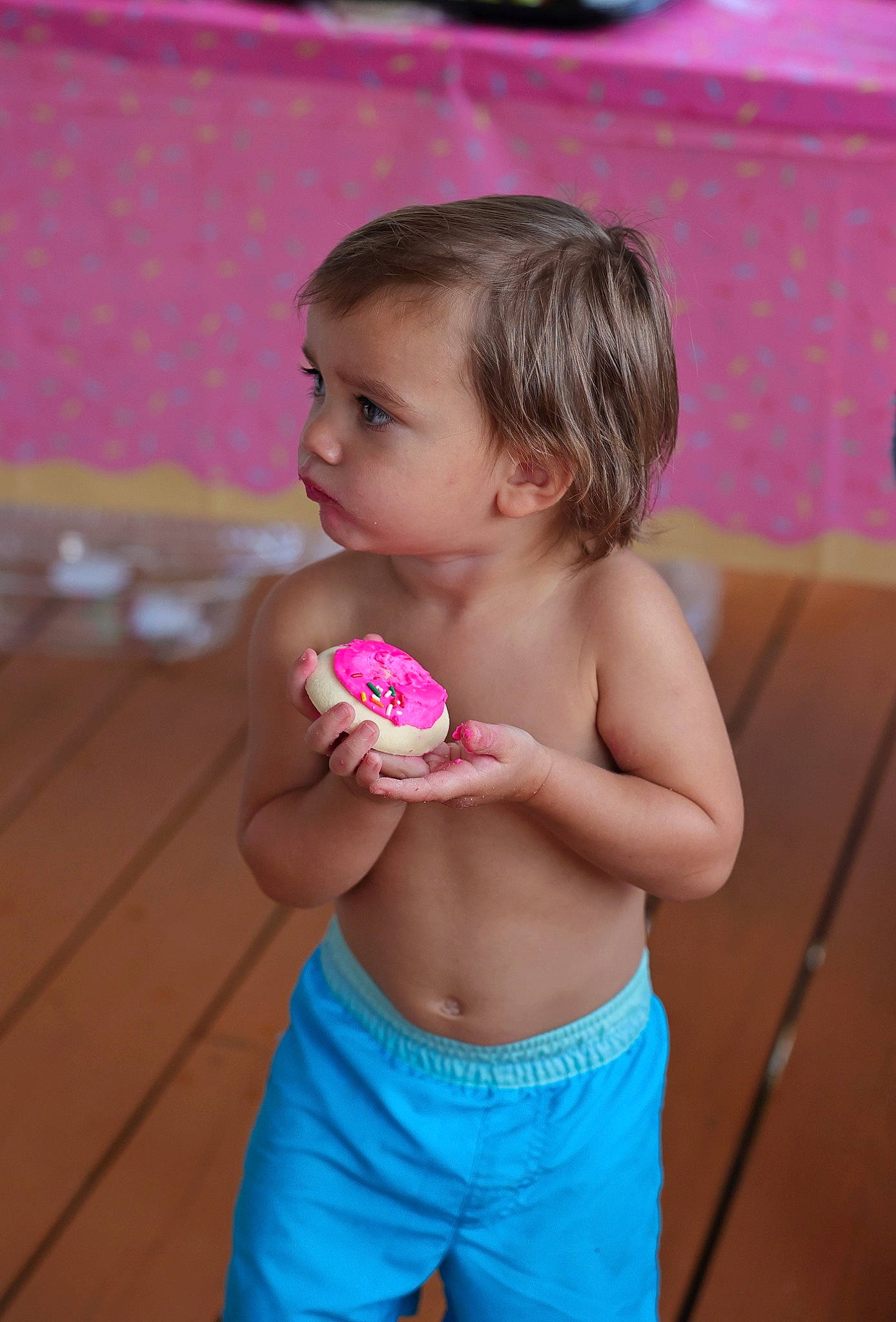 Robert joined the competition — help win amazing prizes! abdomen, baby, chest, child, diaper, finger, fun, happy, human_body, human_leg, joint, leisure, magenta, navel, person, pink, skin, stomach, thigh, toddler