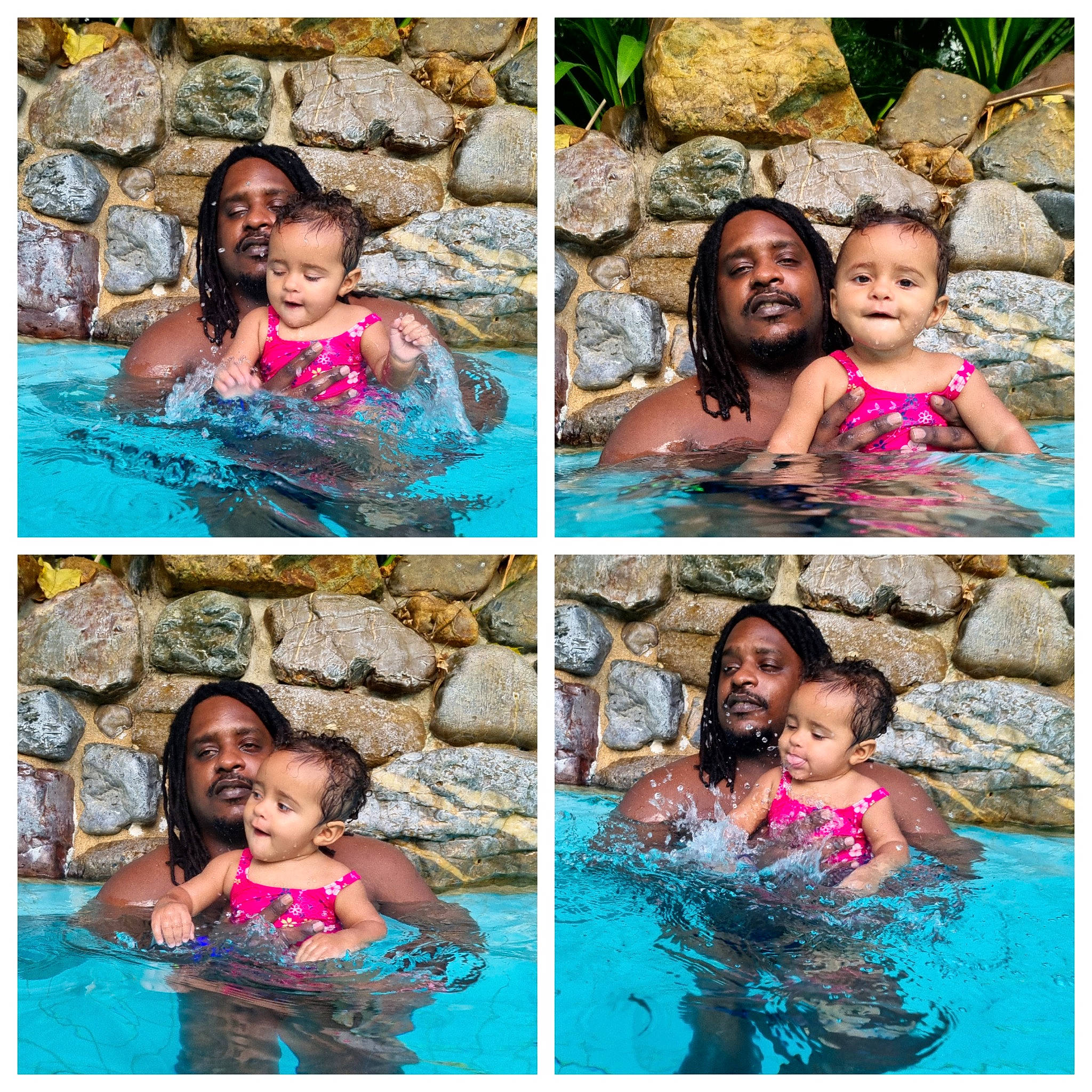 Thalya participe au concours pour gagner de l'argent avec cette photo : adaptation, aqua, blue, child, face, facial_expression, fun, green, happy, head, leisure, people, person, photograph, pink, recreation, summer, swimming_pool, swimwear, toddler