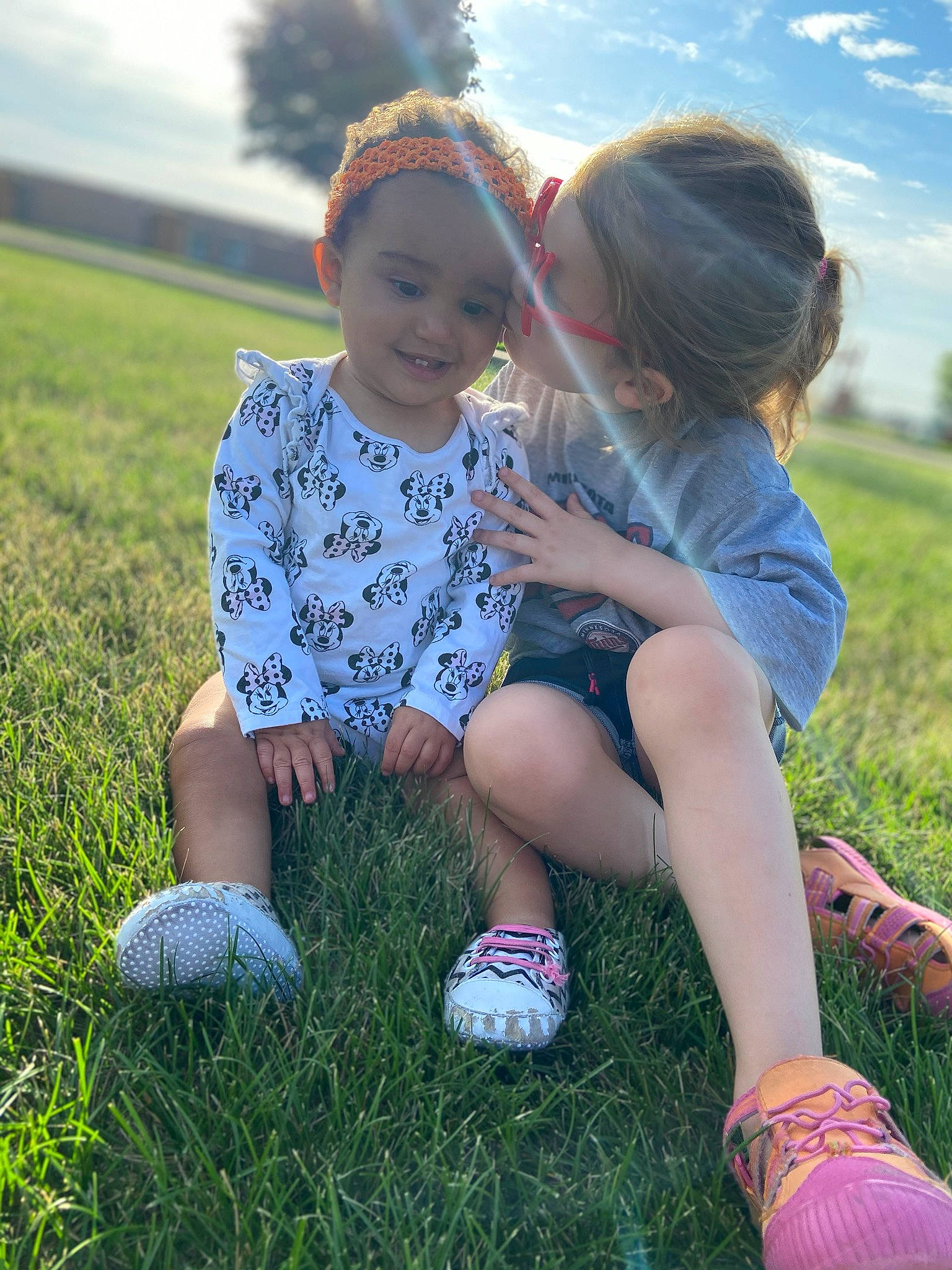 Aria is registered to the contest to win money with this photo: child, friendship, fun, grass, grass_family, grassland, green, happy, interaction, joy, lawn, leaf, meadow, people, people_in_nature, person, skin, smile, spring, summer