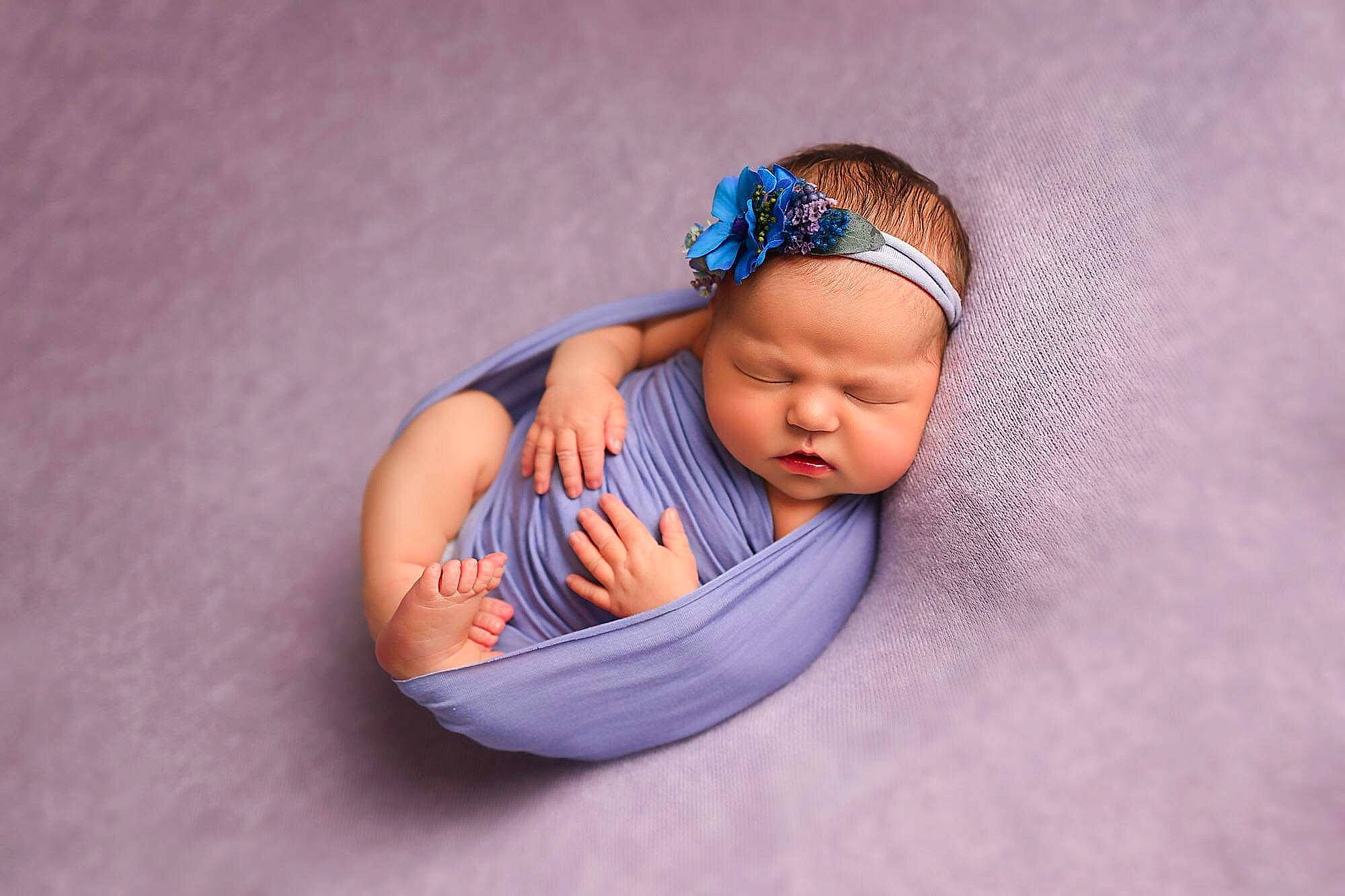 Amanda is registered to the contest to win money with this photo: baby, baby_sleeping, birth, blue, child, fashion_accessory, hair_accessory, headband, headgear, headpiece, headwear, nap, person, photography, skin, sleep, toddler