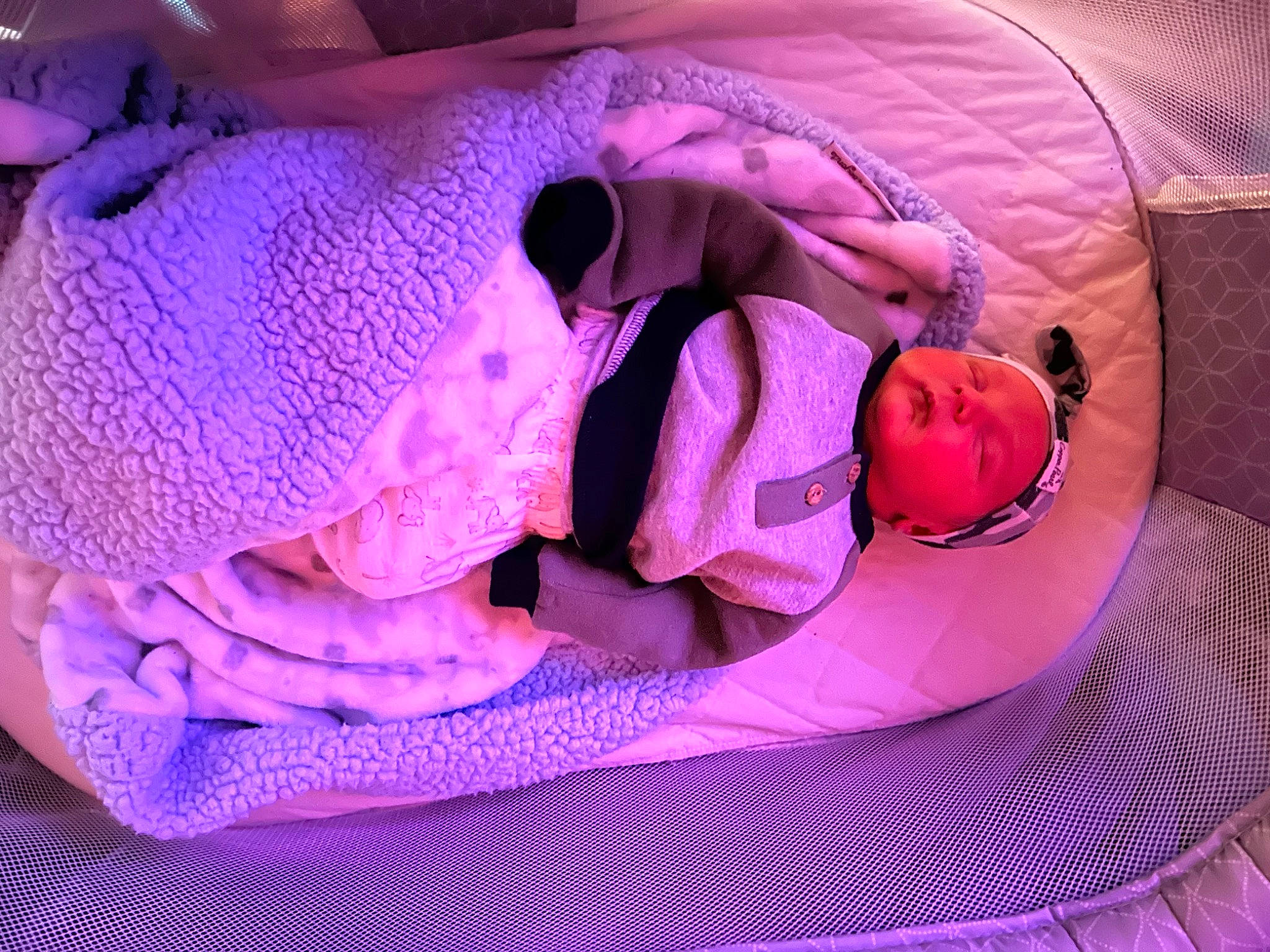 Jim joined the competition — help win amazing prizes! baby, baby_products, baby_sleeping, baby_toddler_clothing, bedtime, carmine, child, comfort, electric_blue, event, infant_bed, linens, magenta, nap, pattern, person, pink, purple, sleep, toddler