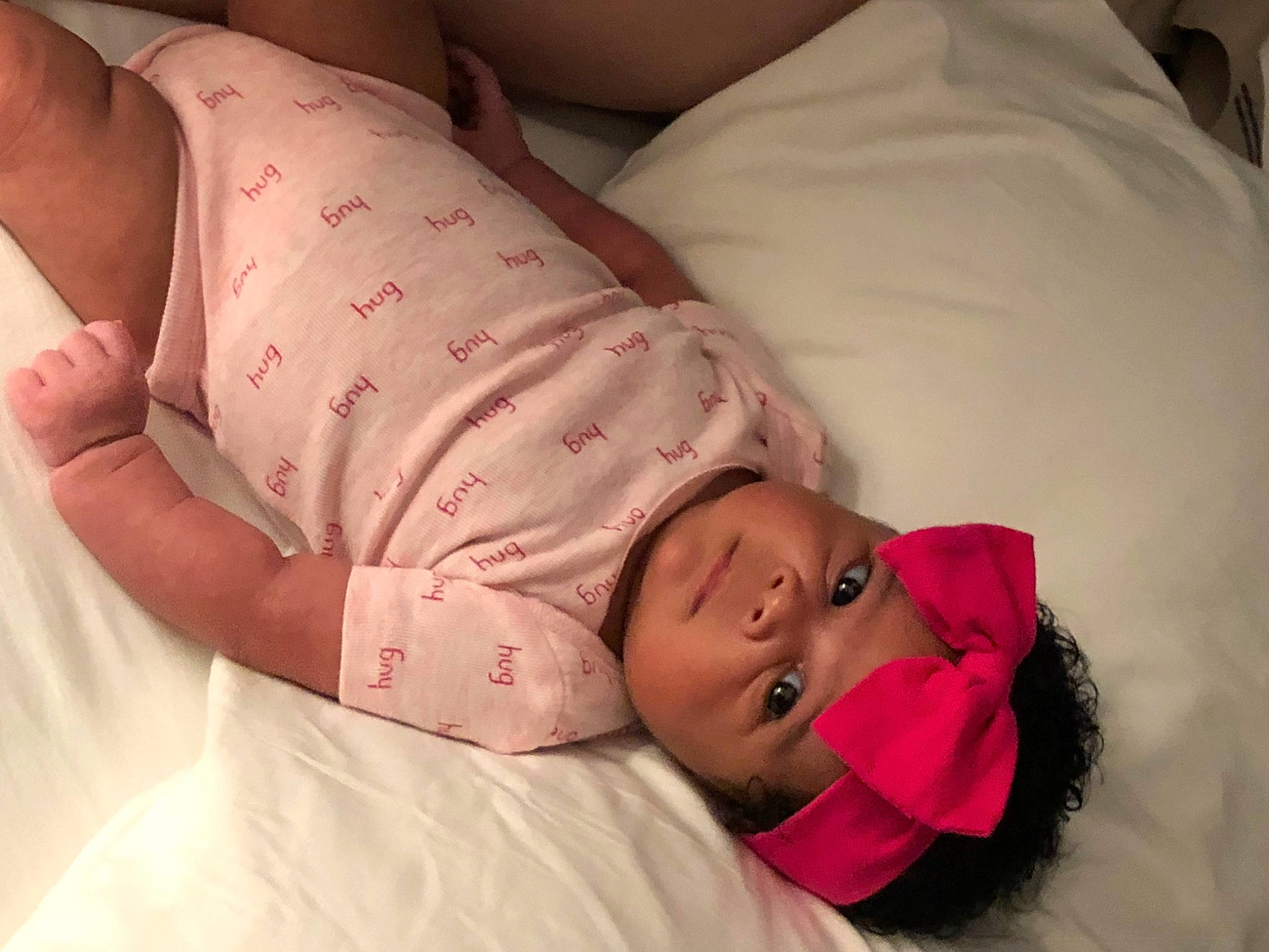 Londyn is registered to the contest to win money with this photo: arm, baby, baby_sleeping, beauty, bedtime, birth, cheek, child, comfort, finger, hand, headwear, joint, leg, mouth, nap, person, photography, pink, skin