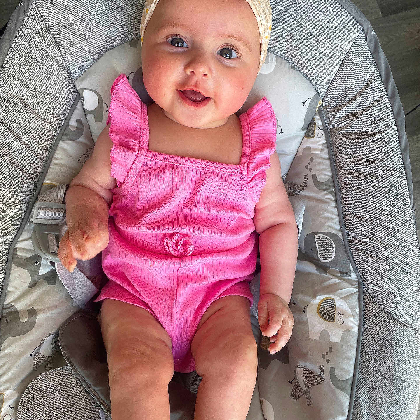 Nova joined the competition — help win amazing prizes! baby, bed, bodypart, bonnet, cap, clothing, couch, crib, cushion, dress, face, furniture, hat, head, homedecor, infantbed, person, photography, portrait, sitting