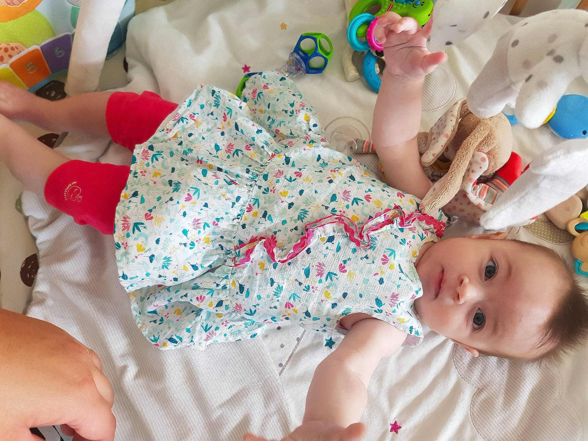 Mylène participe au concours pour gagner de l'argent avec cette photo : baby, baby_products, birth, child, linens, person, play, product, textile, toddler