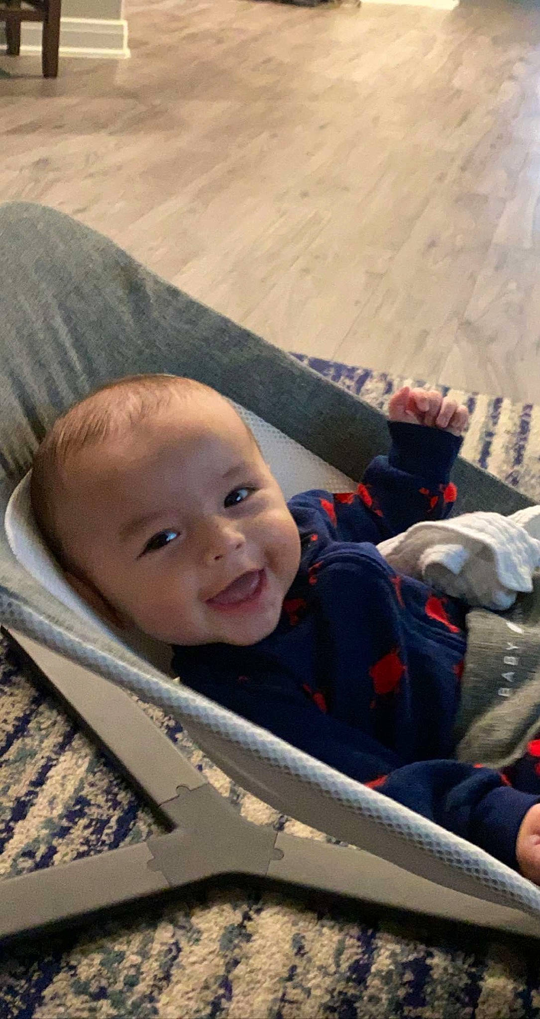 Caden joined the competition — help win amazing prizes! baby, baby_carriage, baby_products, cheek, child, eye, facial_expression, fun, happy, leisure, person, plant, sitting, skin, smile, toddler, travel, tree, window, winter