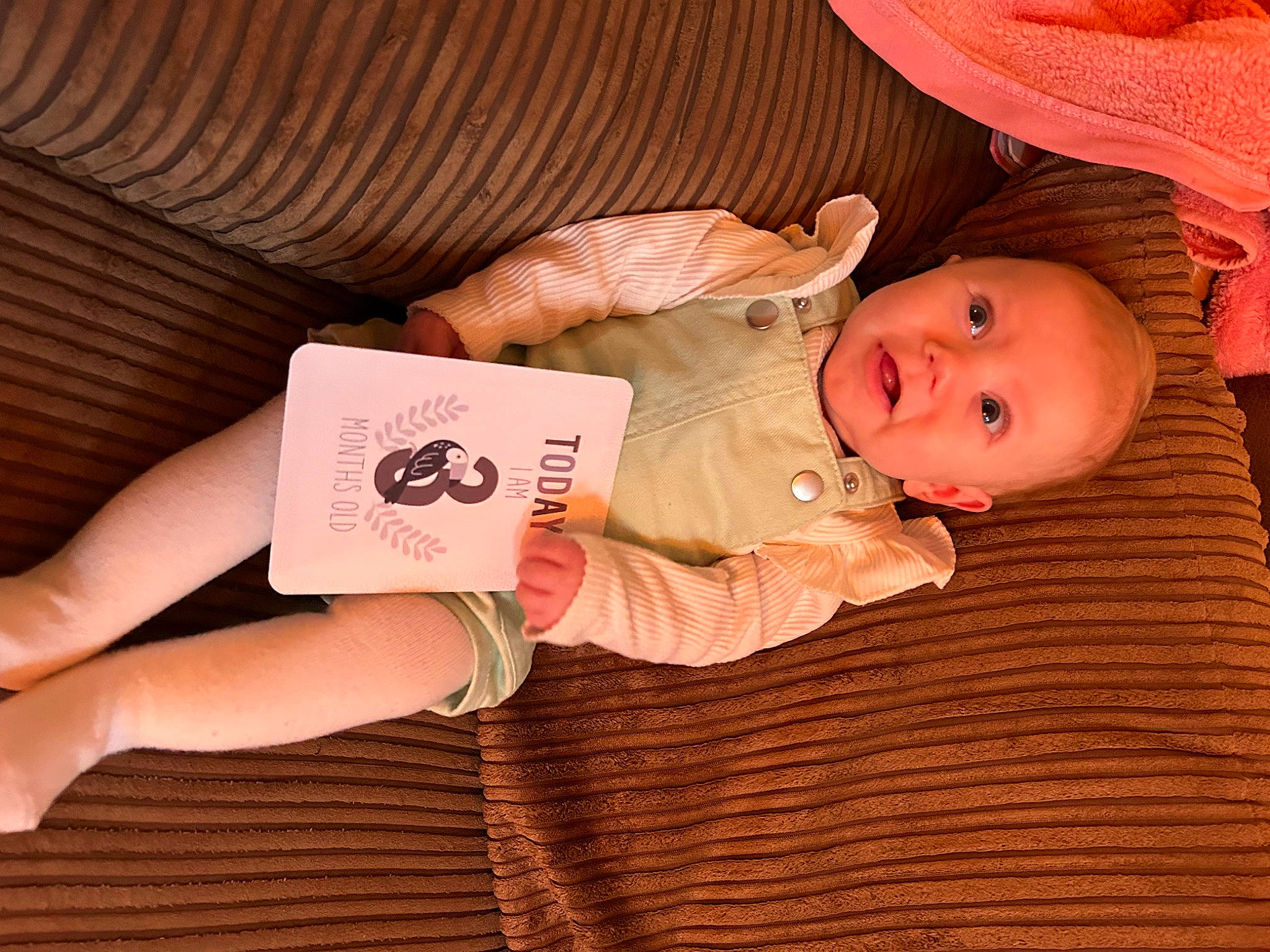 Darcie is registered to the contest to win money with this photo: baby, baby_sleeping, baby_toddler_clothing, cheek, child, comfort, finger, hand, human, nail, person, pink, room, skin, sleeve, surprise, textile, thumb, toddler, tree