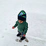 Omarius joined the competition — help win amazing prizes! toddler, child, snow, footprints, winter_clothing, hoodie, beanie, boots, outdoor, cold_weather, curious, standing, winter, young_child, casual_clothing, nature, daytime, playful, exploring, winter_fun