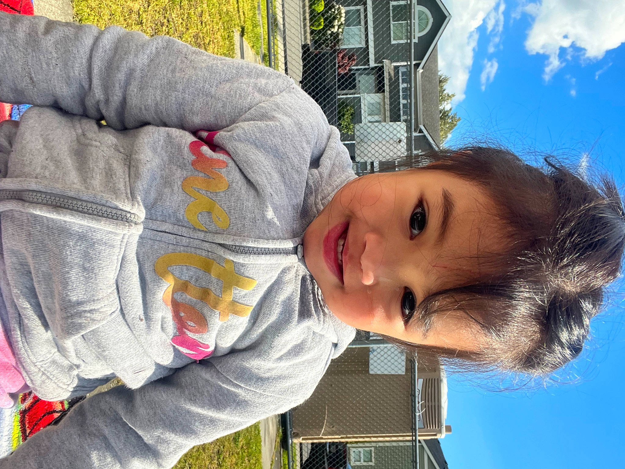 Maya joined the competition — help win amazing prizes! beauty, child, cloud, face, fun, grass, happy, human, leisure, nose, organ, person, photograph, plant, sky, smile, toddler, travel, tree, white