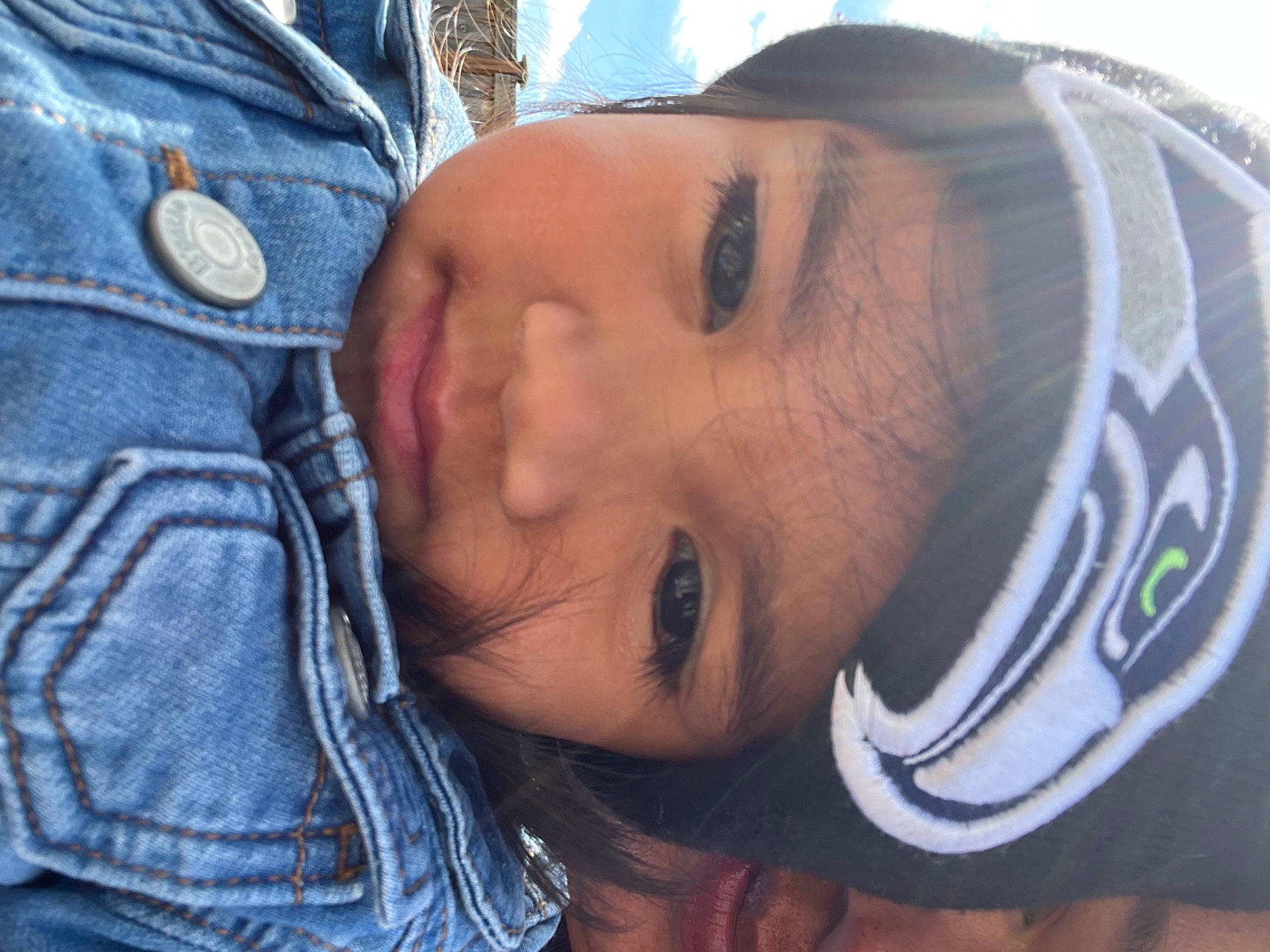 Maya joined the competition — help win amazing prizes! baby, cheek, child, chin, comfort, cool, eyebrow, eyelash, face, forehead, grass, happy, headgear, headwear, lip, mouth, nose, person, skin, toddler