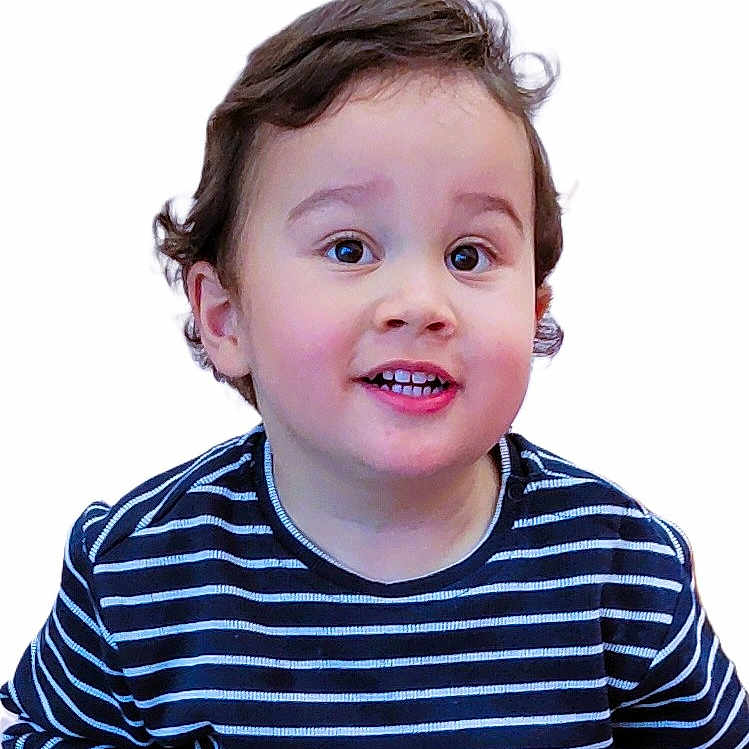 Aslan joined the competition — help win amazing prizes! accessories, baby, bodypart, clothing, earring, face, hair, happy, head, jewelry, laughing, mouth, neck, person, photography, portrait, shirt, smile, t_shirt, teeth