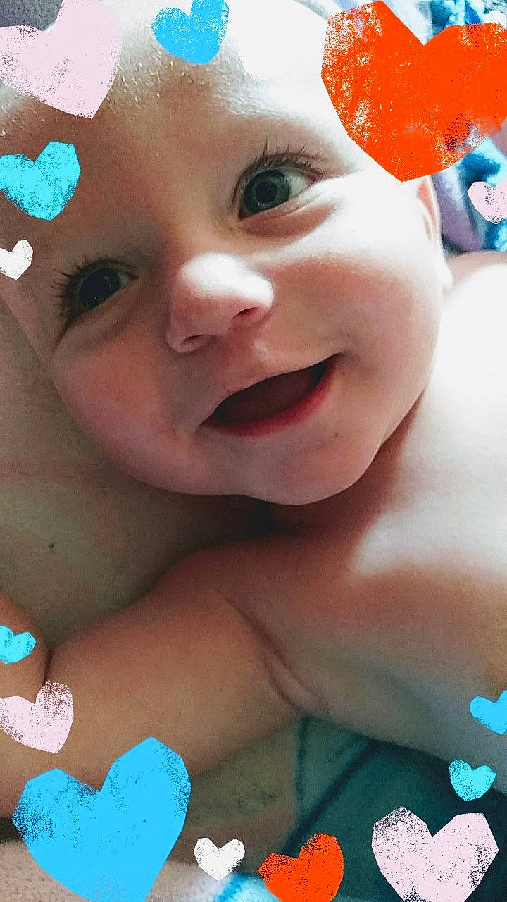 Wyatt joined the competition — help win amazing prizes! baby, beauty, cheek, child, ear, eye, eyelash, face, facial_expression, fun, happy, head, lip, mouth, nose, person, photography, play, skin, smile