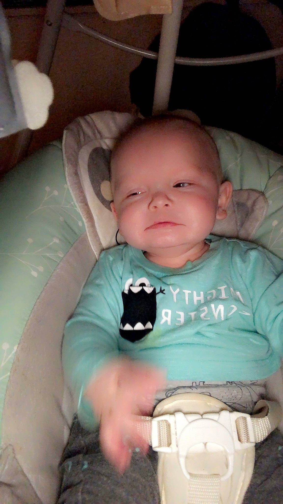 Phoenix is registered to the contest to win money with this photo: baby, baby_toddler_clothing, cheek, chin, comfort, cool, eye, eyebrow, facial_expression, hairstyle, happy, head, human_body, iris, mouth, nose, organ, person, skin, sleeve