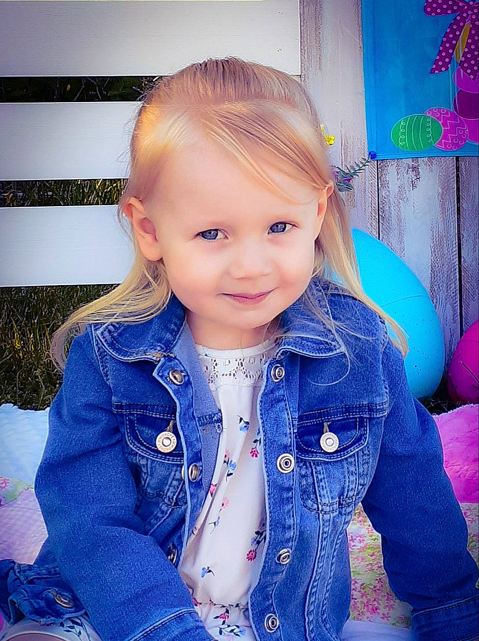 Bethany is registered to the contest to win money with this photo: beauty, blond, blue, cheek, child, child_model, denim, eye, face, forehead, hair, hairstyle, head, iris, jeans, joy, person, pink, skin, smile
