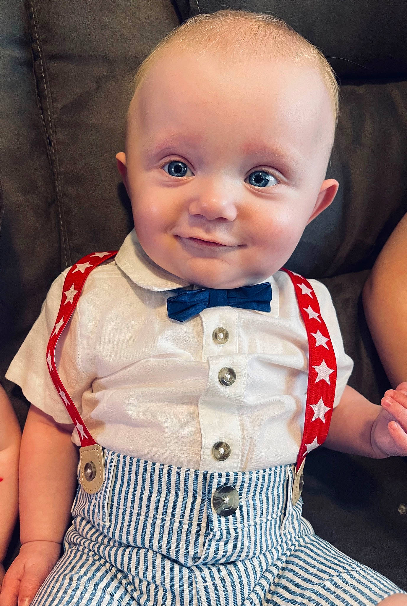Quinten joined the competition — help win amazing prizes! baby, baby_toddler_clothing, cheek, child, clothing, collar, dress, electric_blue, facial_expression, flash_photography, happy, joy, pattern, person, skin, sleeve, smile, t_shirt, toddler, trunk