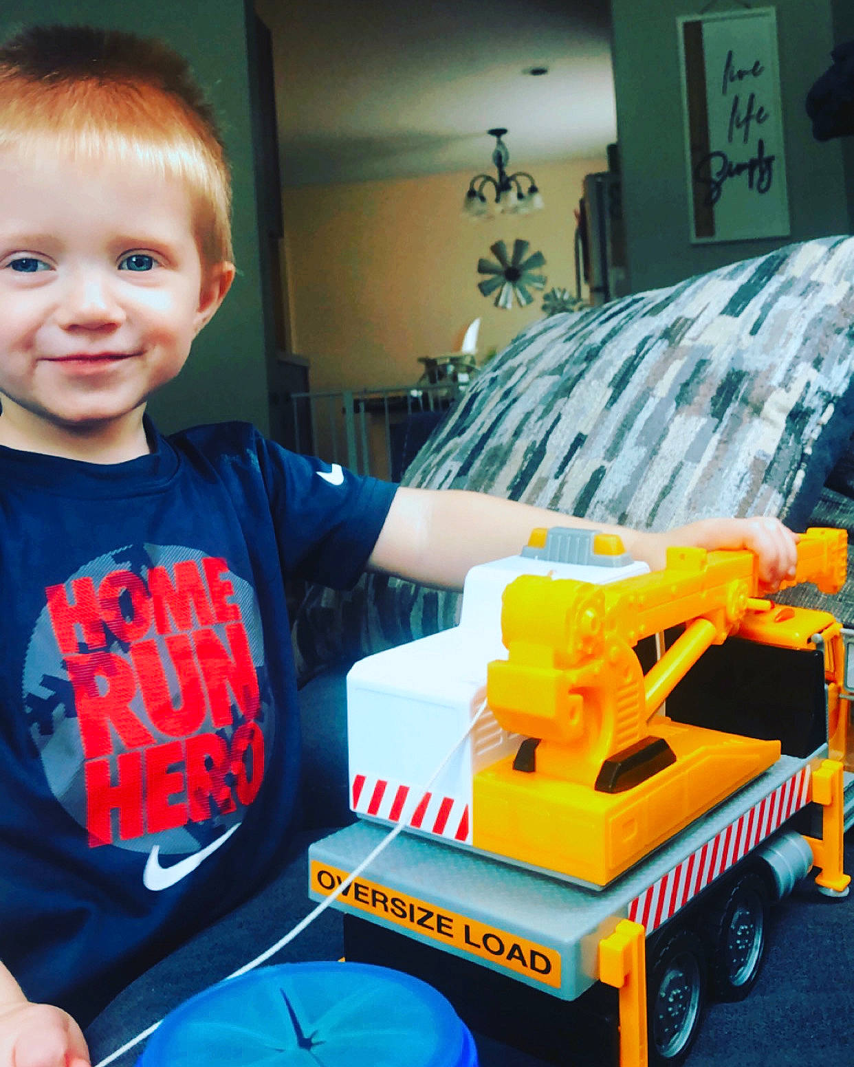 Kyllian is registered to the contest to win money with this photo: child, joy, person, play, playset, toddler, toy, vehicle