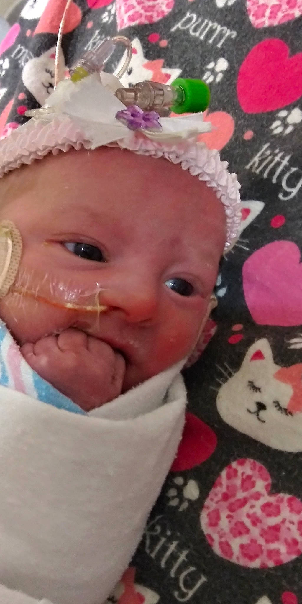 Kenzlee is registered to the contest to win money with this photo: art, baby, baby_toddler_clothing, cheek, child, chin, eyebrow, eyelash, facial_expression, happy, headgear, iris, lip, nose, person, pink, plant, skin, smile, textile