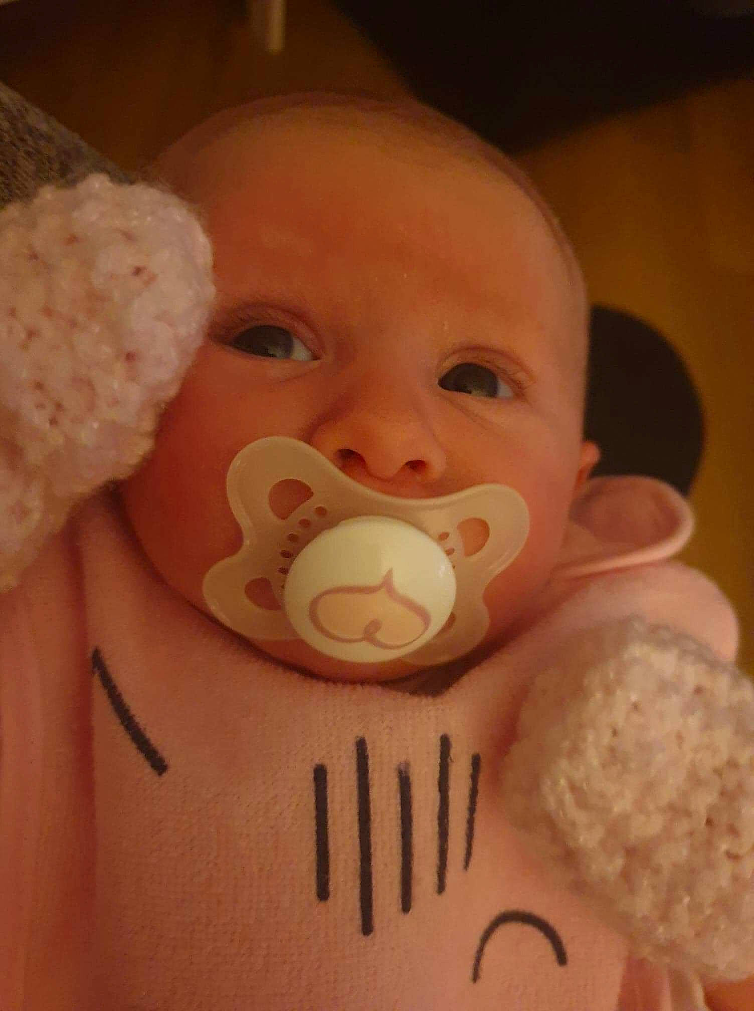 Aria joined the competition — help win amazing prizes! baby, baby_food, baby_products, cheek, child, comfort_food, face, head, nose, person, product, skin, smile, toddler