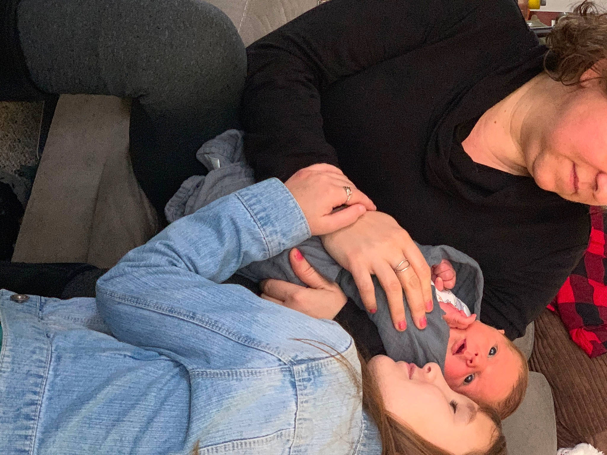 Haleigh is registered to the contest to win money with this photo: baby, child, finger, lap, leg, person