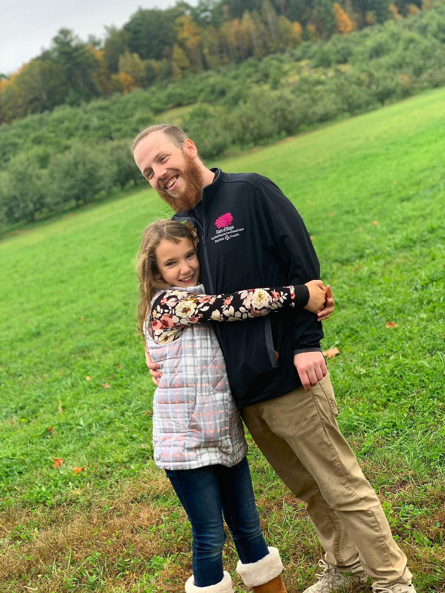 Haleigh joined the competition — help win amazing prizes! child, design, footwear, grass, grassland, green, jacket, jeans, joy, meadow, outerwear, pattern, people_in_nature, person, photograph, photography, plaid, plant, shoe, style