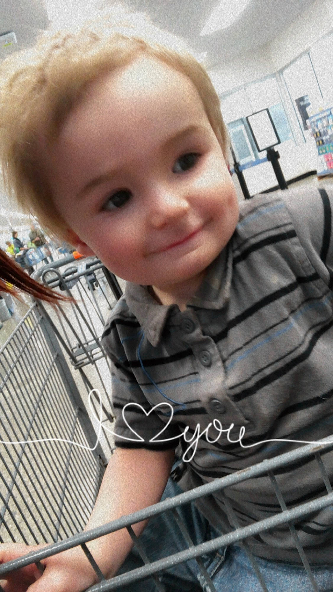 Darryl joined the competition — help win amazing prizes! baby, cheek, child, chin, cool, eyebrow, eyelash, happy, iris, joy, lip, mouth, nose, pattern, person, plaid, shopping_cart, skin, sleeve, smile