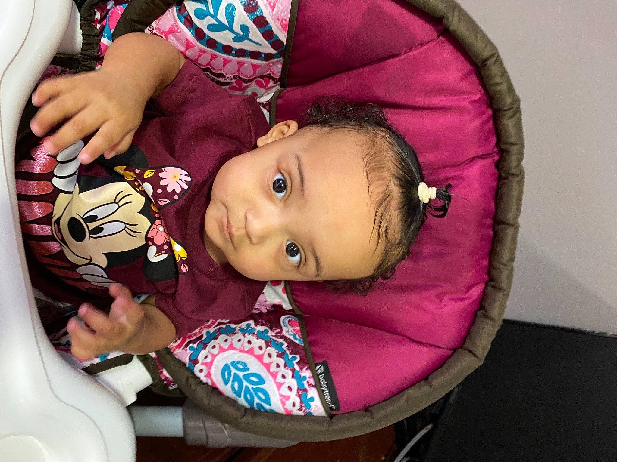 Souline joined the competition — help win amazing prizes! baby, baby_carriage, baby_products, baby_toddler_clothing, car_seat, cheek, child, comfort, eye, eyelash, facial_expression, fun, happy, magenta, person, pink, product, room, sitting, skin