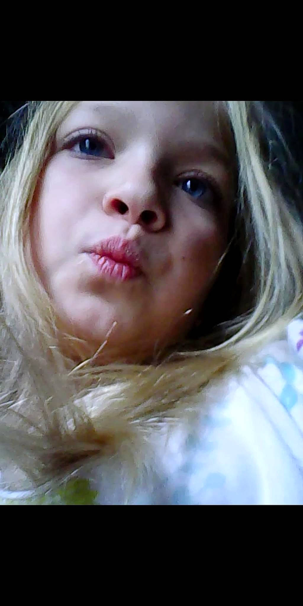 Delila joined the competition — help win amazing prizes! blond, brown_hair, cheek, child, close_up, eye, eyebrow, eyelash, flash_photography, fun, fur, happy, iris, jaw, lip, mouth, nose, person, selfie, step_cutting