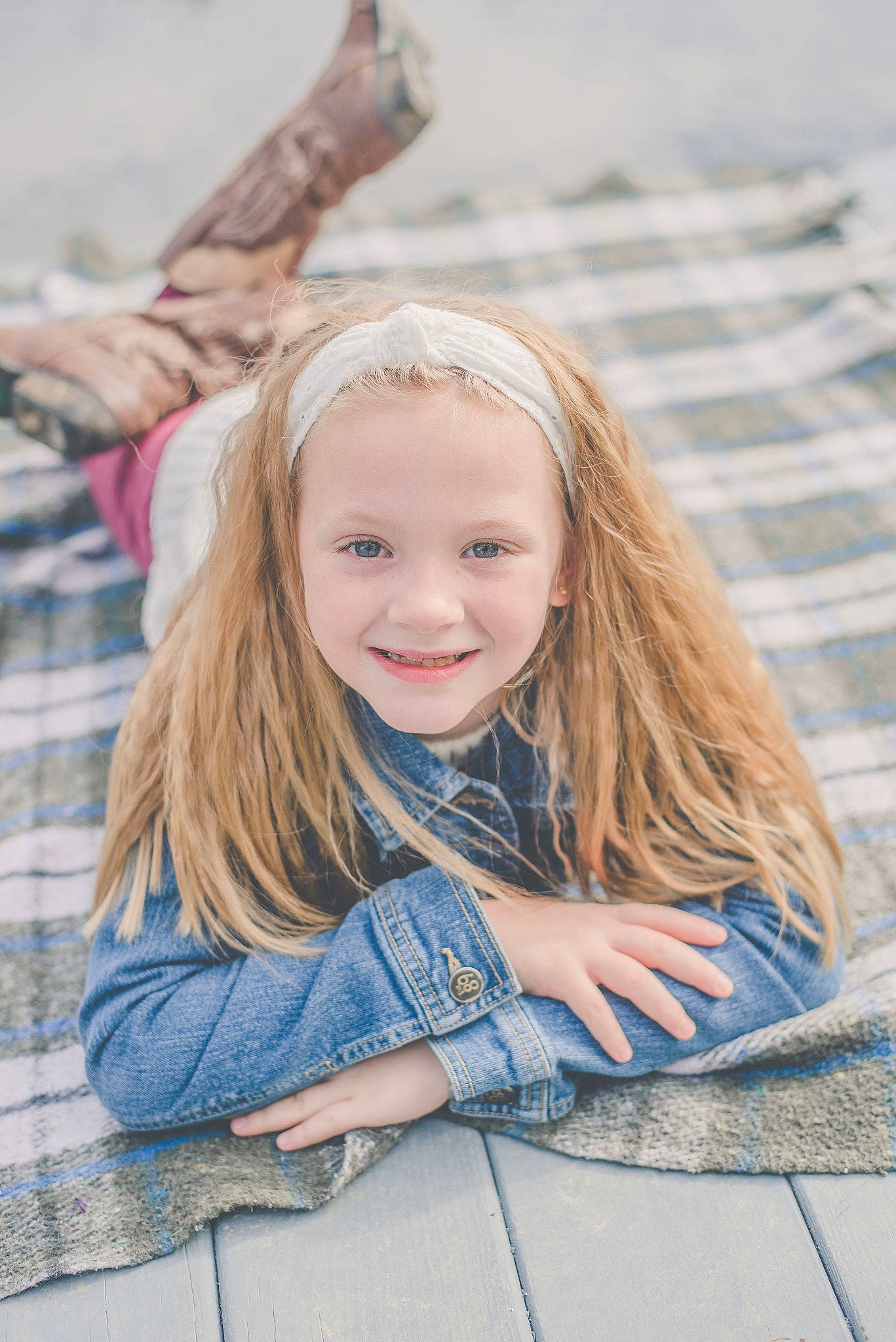 Mackenzee is registered to the contest to win money with this photo: brown_hair, denim, electric_blue, eye, facial_expression, flash_photography, flooring, fun, grass, hairstyle, happy, human, iris, joy, leisure, lip, long_hair, pattern, person, skin