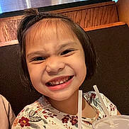 Elisha Genesis Bulac is registered to the contest to win money with this photo: bodypart, child, cream, cutlery, dessert, face, female, food, girl, happy, head, icecream, meal, mouth, person, photography, portrait, smile, spoon, teeth
