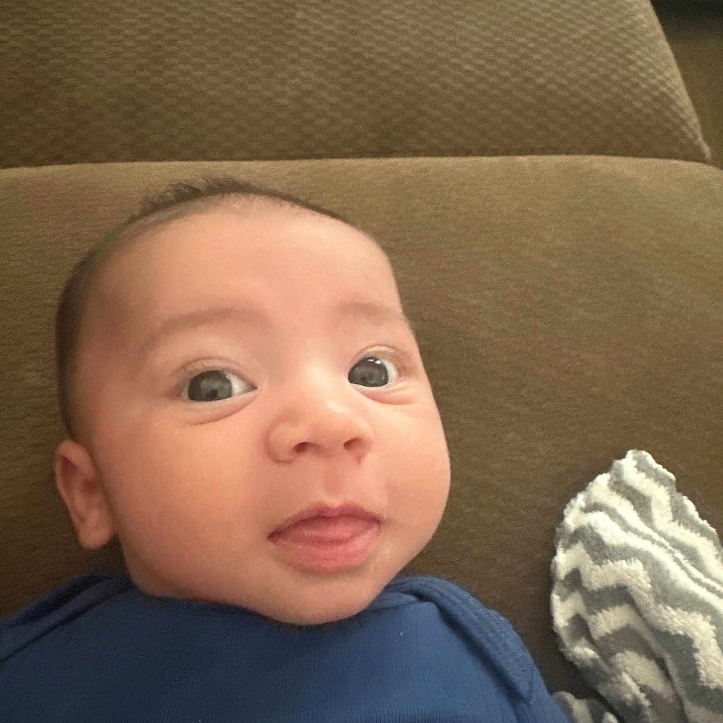Micah joined the competition — help win amazing prizes! accessories, baby, chair, clothing, couch, cushion, earring, face, furniture, happy, head, homedecor, jewelry, newborn, person, photography, portrait, selfie, smile, t_shirt